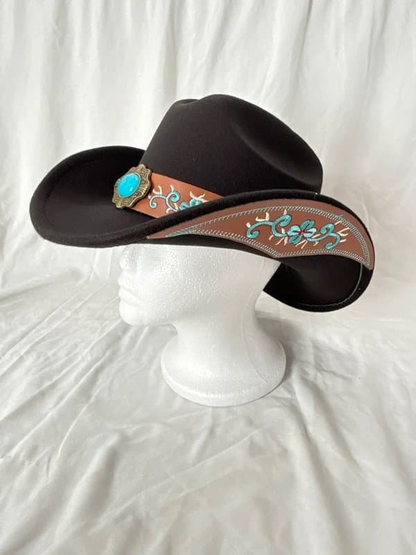 Western Cowboy Hat - Black