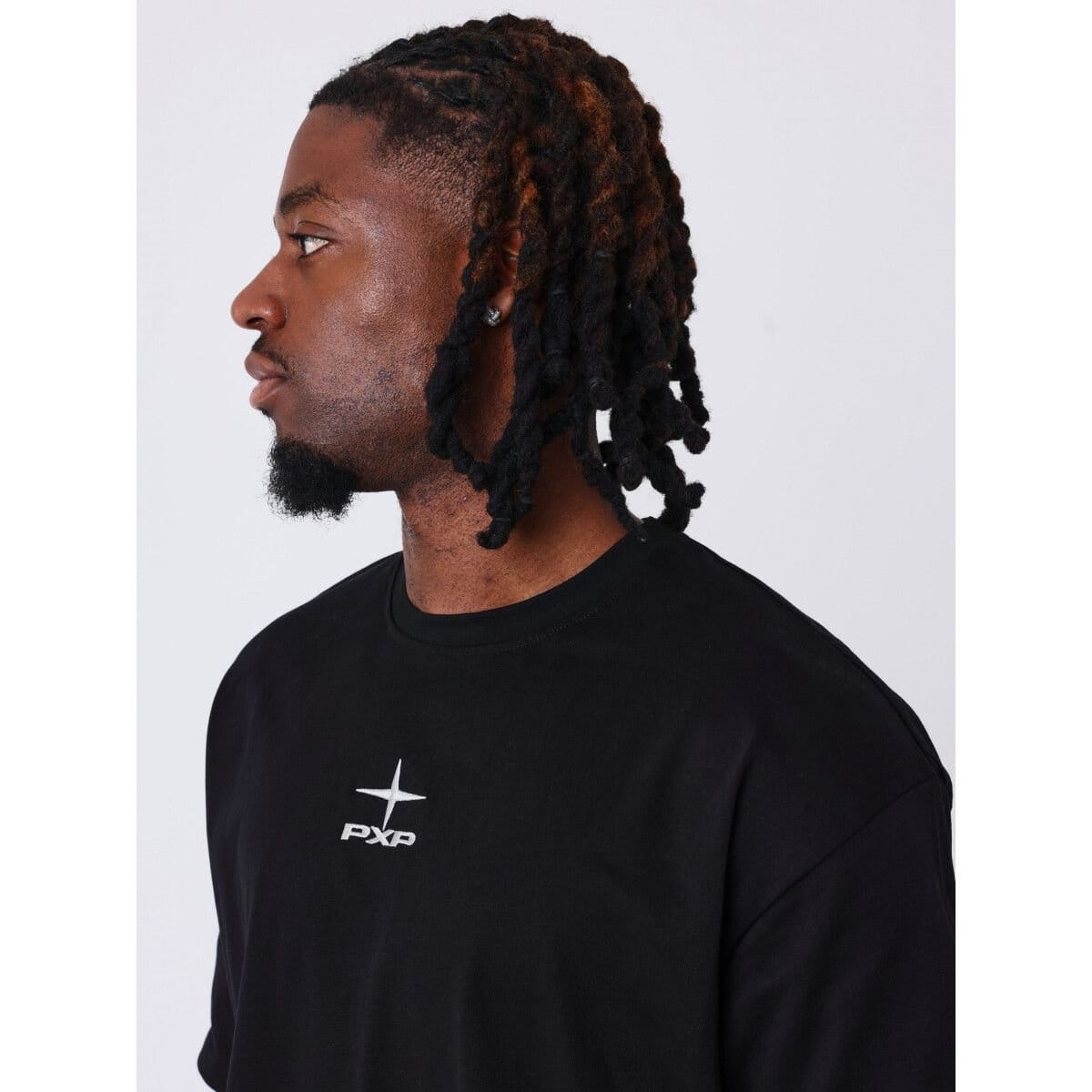 Project X Paris Project X Paris Men's Embroidered T-Shirt in Black - 4