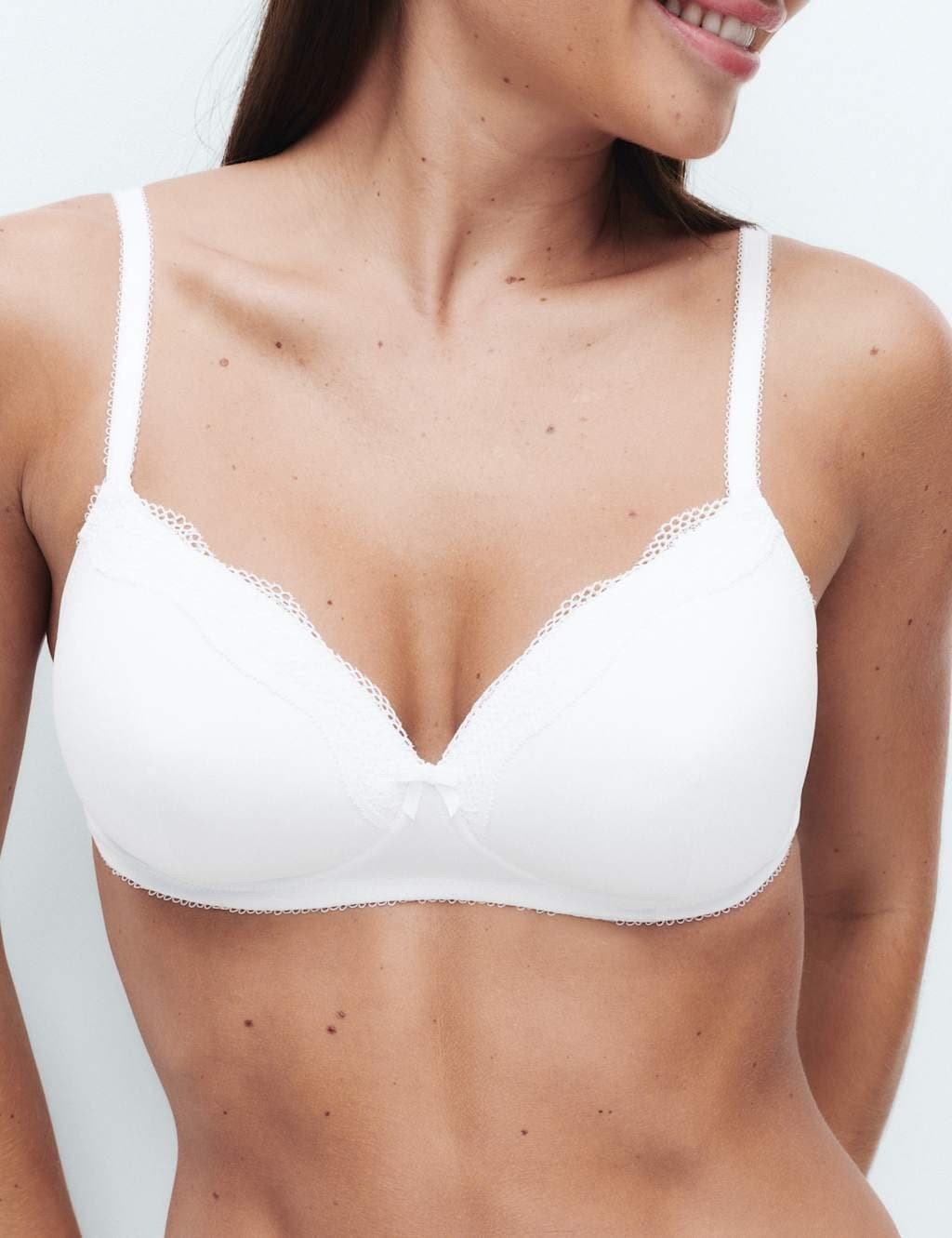 Marks & Spencer M&S Jasmine Lace Non Wired Full Cup Bra A-E White