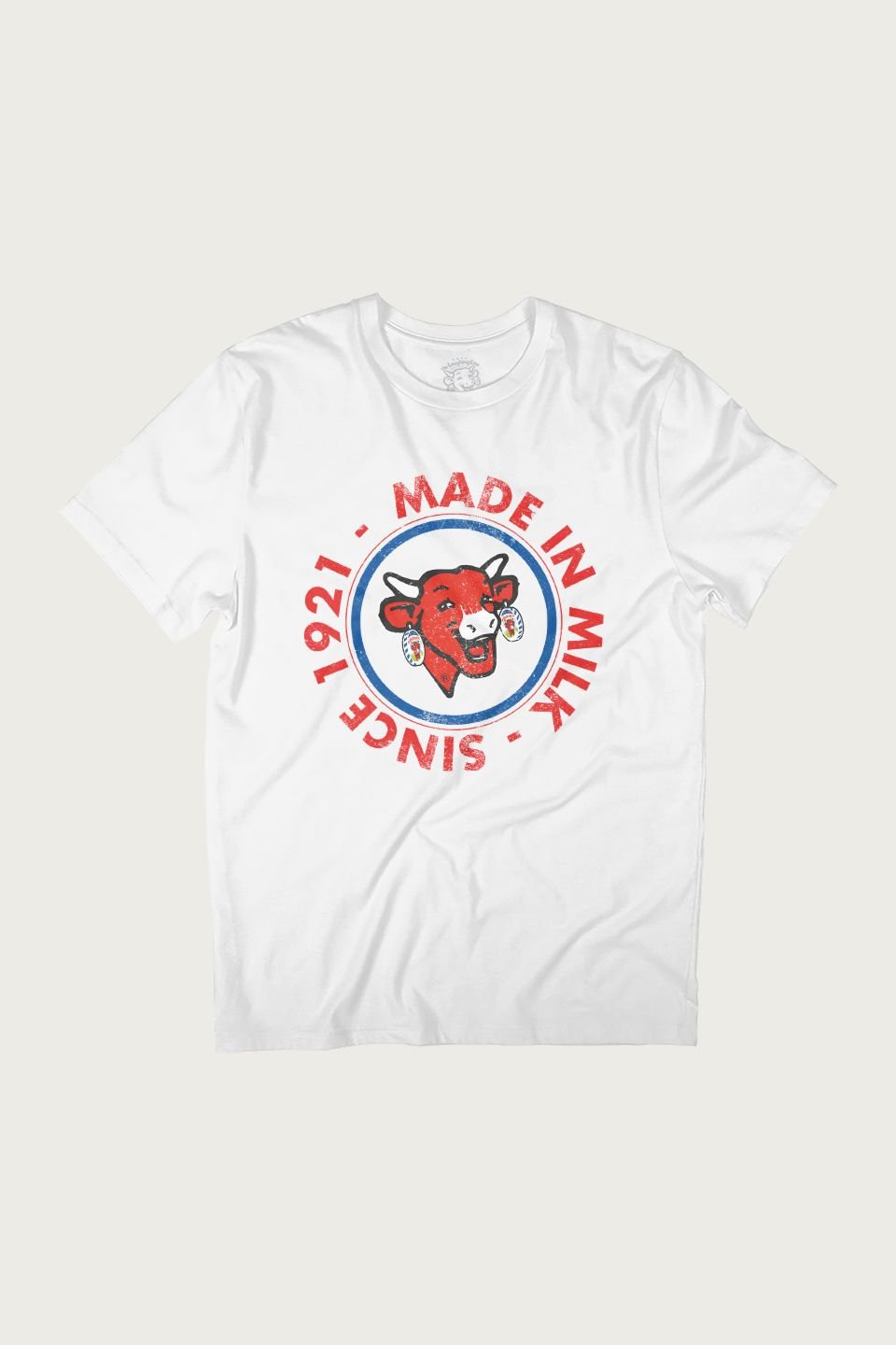 The Laughing Cow The Laughing Cow Men's Since 1921 T-Shirt in White - 2