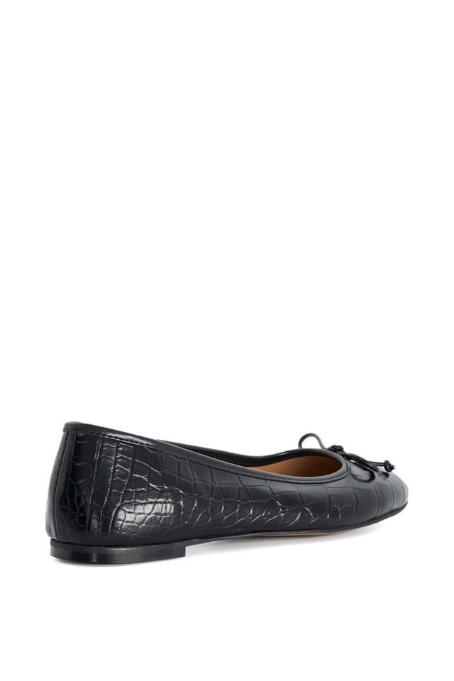 Dune London Dune London Women's Wide Fit 'Helenne' Ballet Pumps in Black - 3