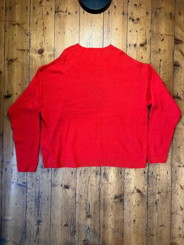 Bershka Red Knit Jumper