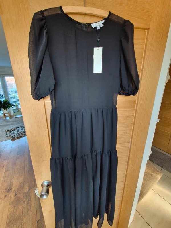Never Fully Dressed Black chiffon dress - 1
