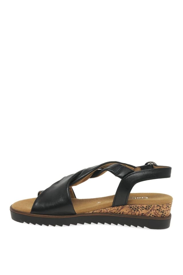 Gabor Gabor Women's 'Rich' Low Heeled Sandals in Black - 2
