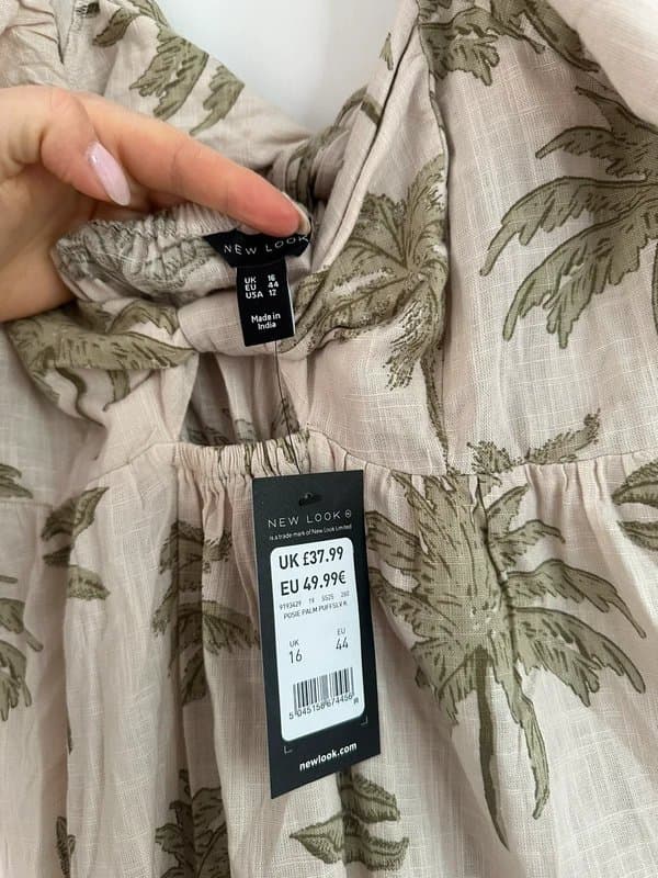 New Look New look palm print dress