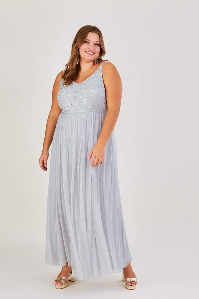 Monsoon Monsoon Women's 'Autumn' Embellished Maxi Dress in Silver - 2