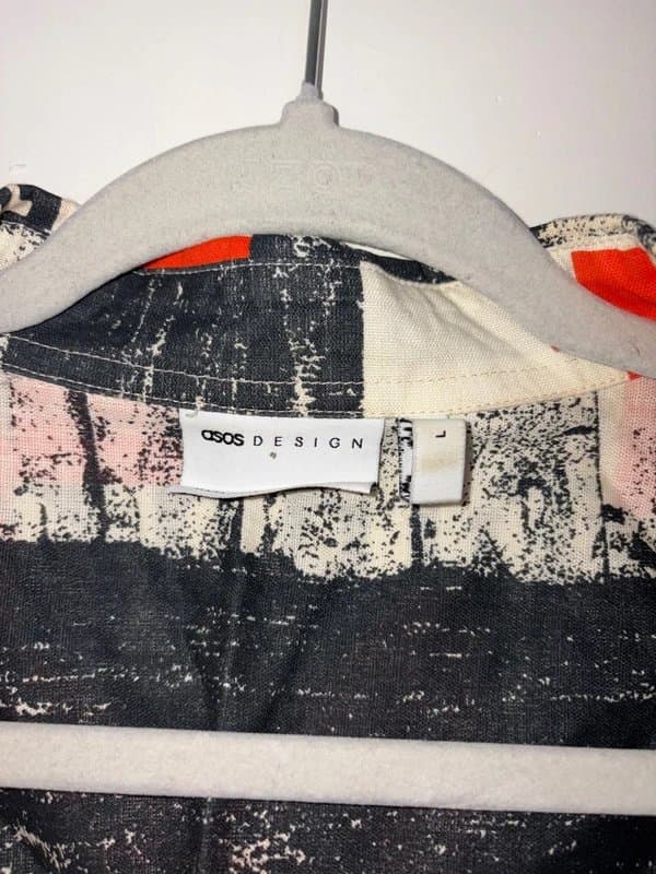 ASOS Design Men’s ASOS Design oversized print shirt