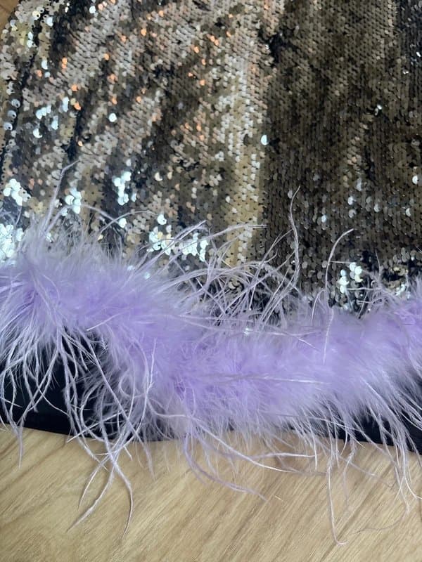 Bershka Sequin skirt