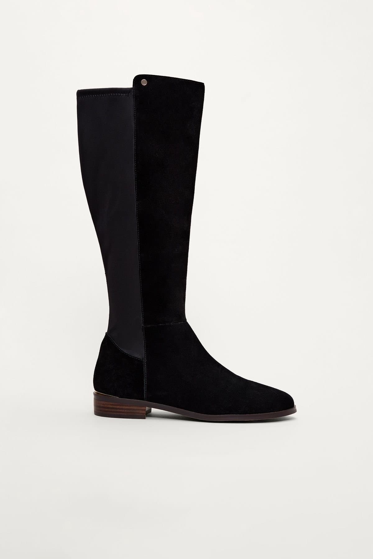 Phase Eight Phase Eight Women's Leather Knee Boot in Black