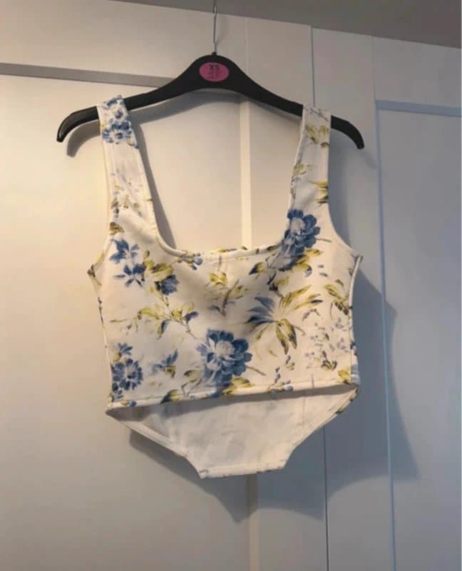 ASOS Design ASOS design floral corset top