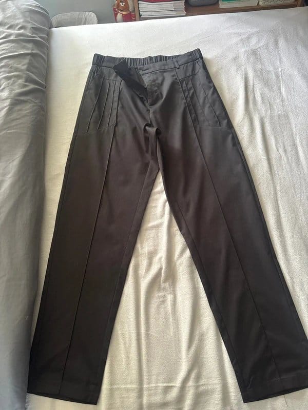 ASOS Black Polyester Smart Trousers