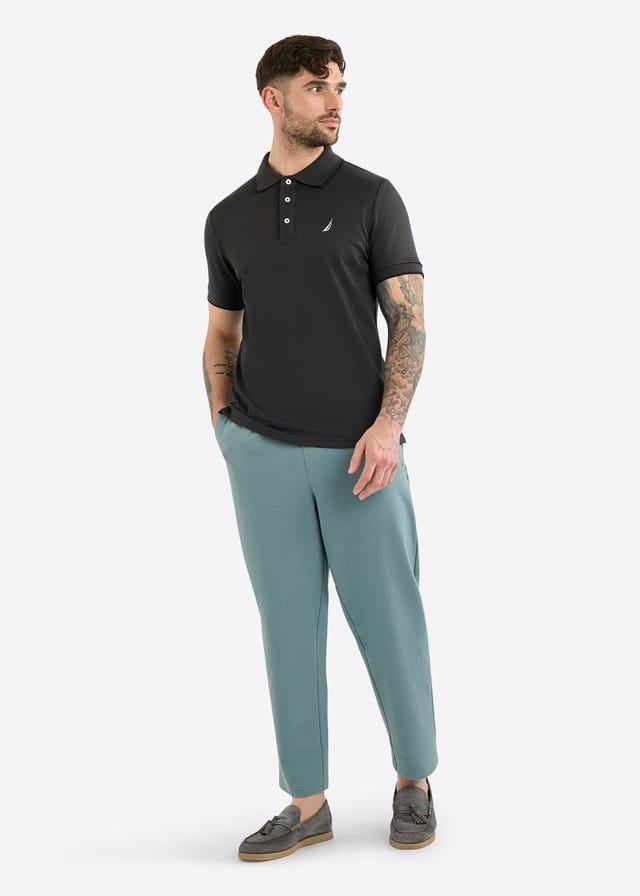 Nautica Nautica Men's Harlyn Slim Fit Polo Shirt in Black - 3