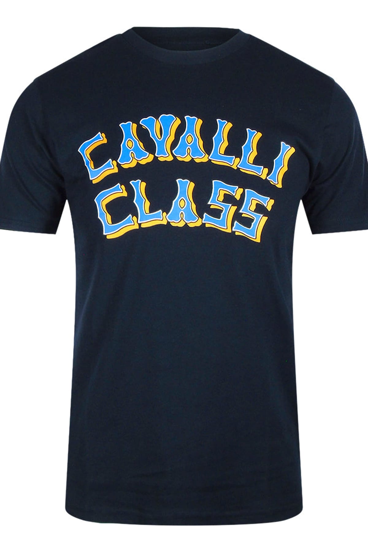 Cavalli Class Cavalli Class Men's Short Sleeve T-shirt in Navy - 1