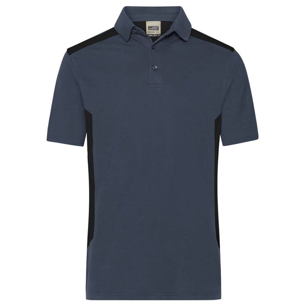 James and Nicholson James and Nicholson Men's Strong Work Polo Shirt in Mid Grey