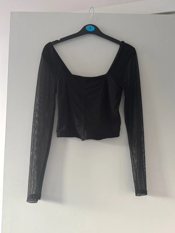New Look Corset style mesh top - 1