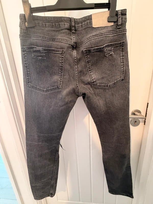 Bershka Mens Bershka skinny jeans back