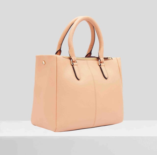 Paul Costelloe Paul Costelloe Women's Odessa Leather Multi Way Bag in Pink - 3