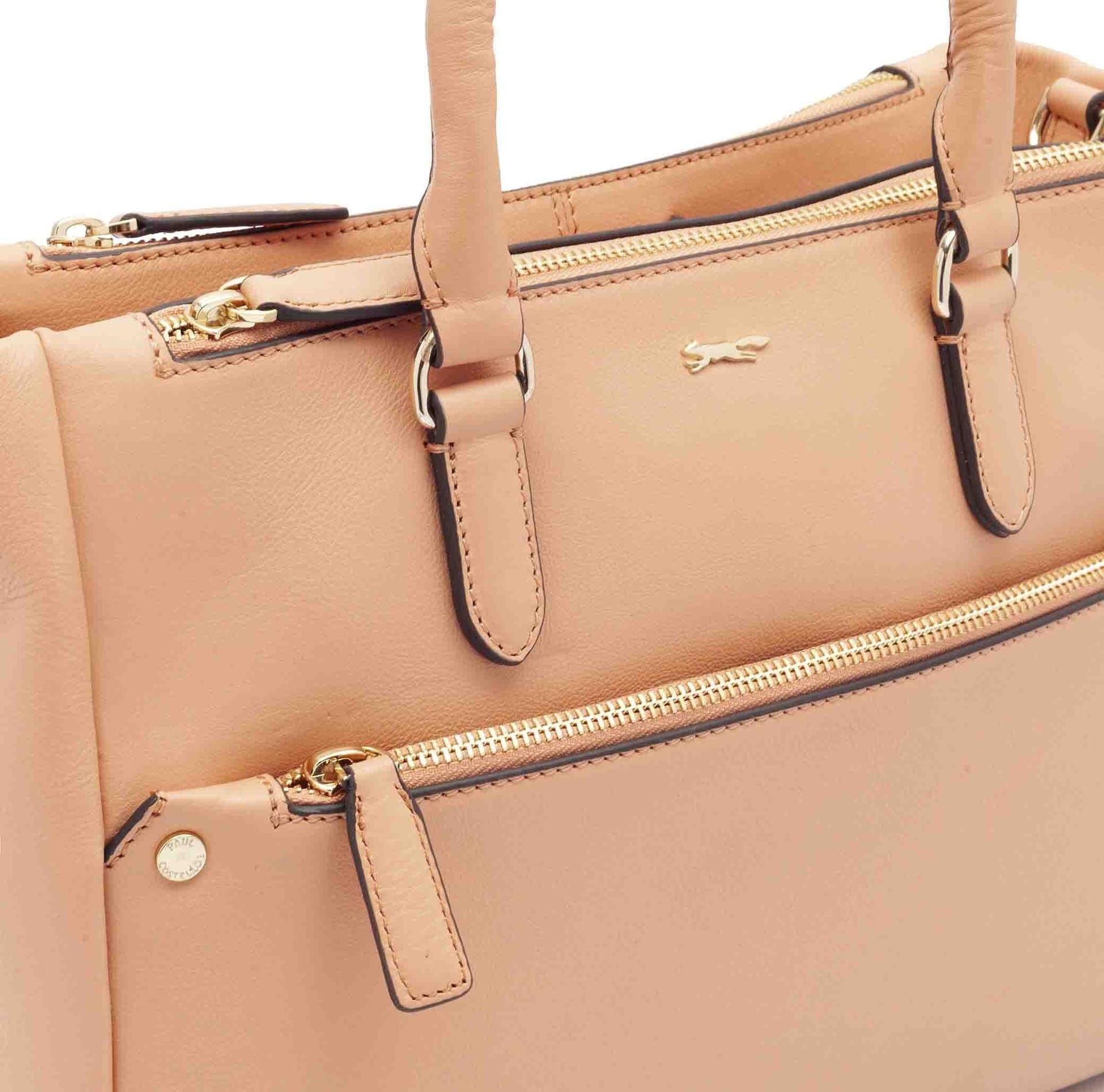 Paul Costelloe Paul Costelloe Women's Odessa Leather Multi Way Bag in Pink - 4