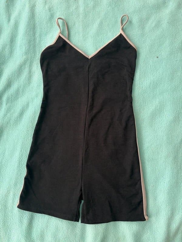 Bershka Black Short Jumpsuit