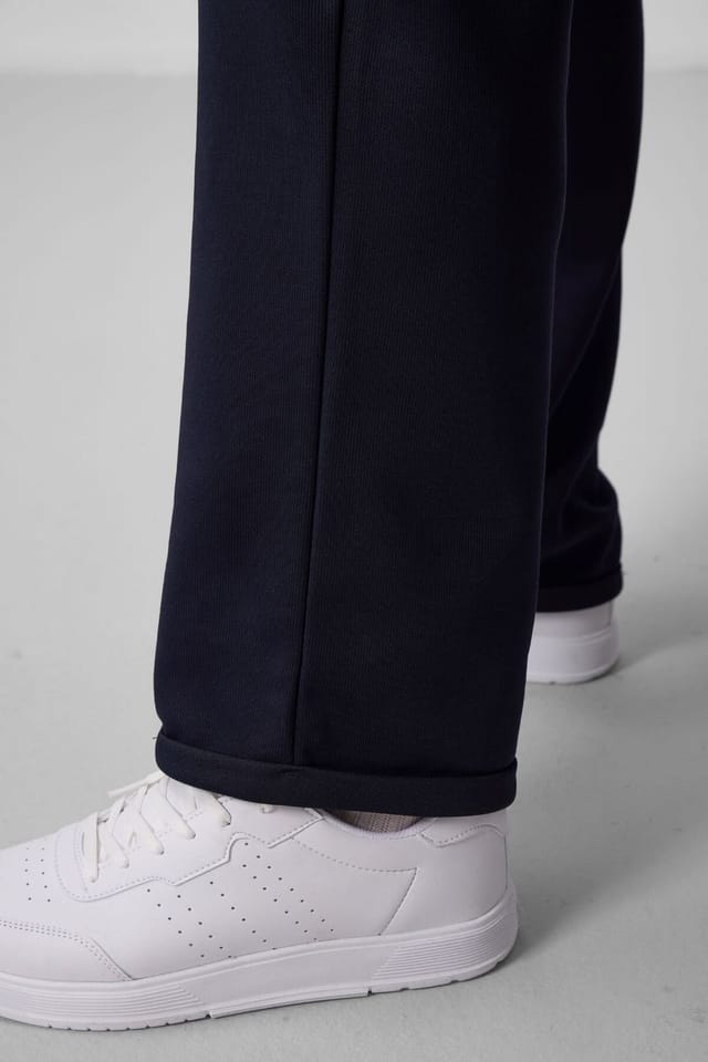 Tommy Life Tommy Life Men's Wide-Leg Pull-On Trousers in Navy - 3