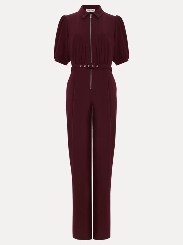 Phase Eight Phase Eight Women's Candice Jumpsuit in Wine - 2