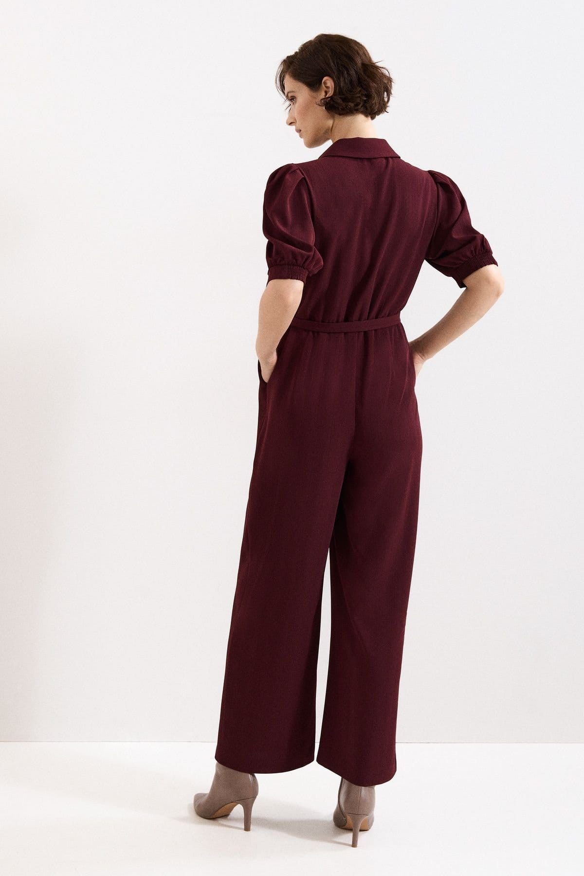 Phase Eight Phase Eight Women's Candice Jumpsuit in Wine - 4