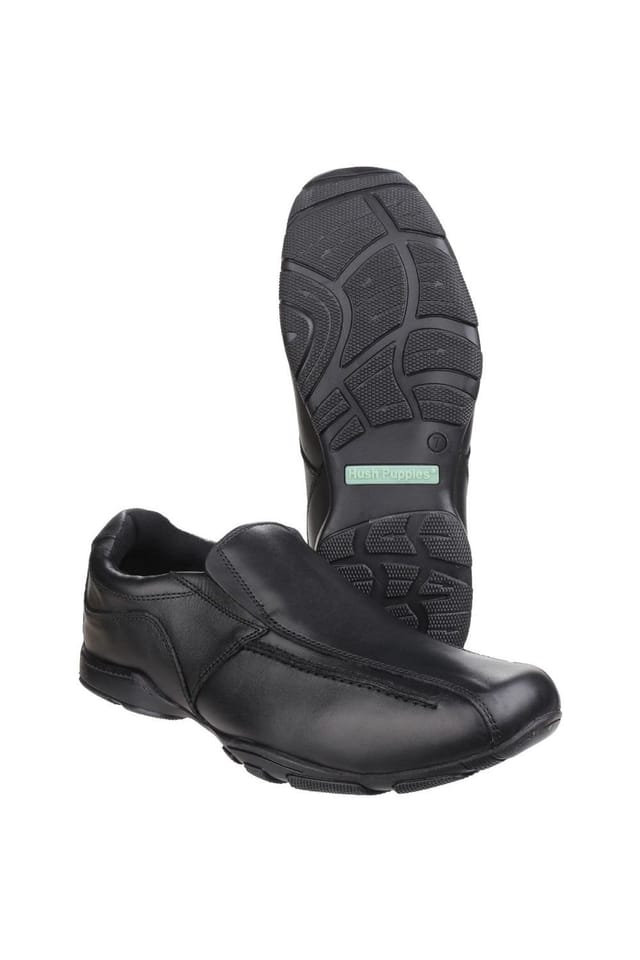 Hush Puppies Hush Puppies Men's Bespoke Senior School Shoe in Black - 3