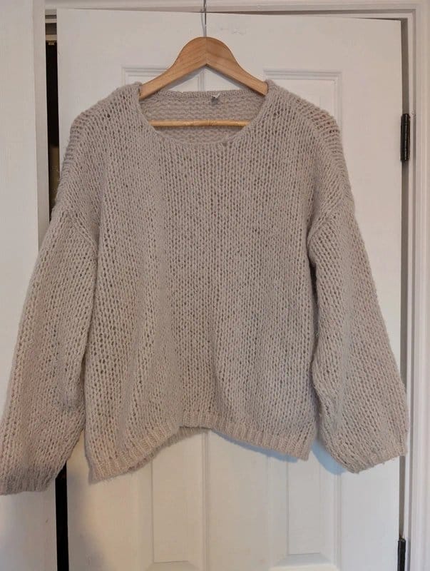 ASOS Beige Knit Jumper Size L