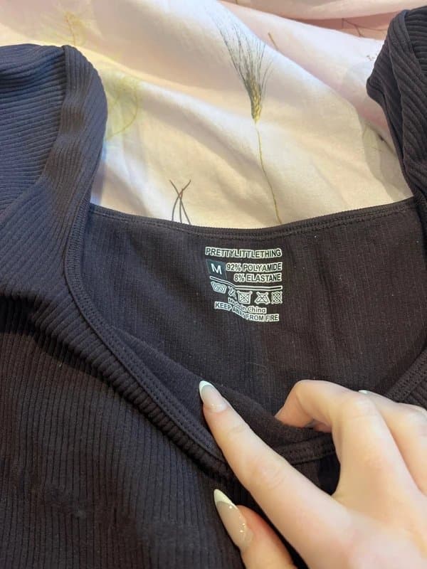 PLT PLT chocolate brown ribbed jumpsuit / unitard