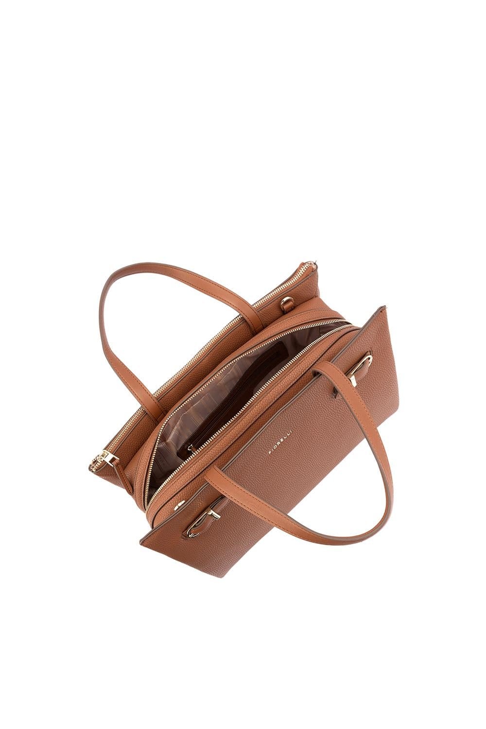 Fiorelli FIORELLI Women's Etta Buckle Satchel Bag in Brown - 4