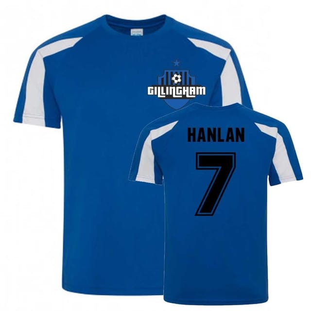 Gillingham Gillingham Men's Brandon Hanlan Sports Training Jersey in Blue - 2