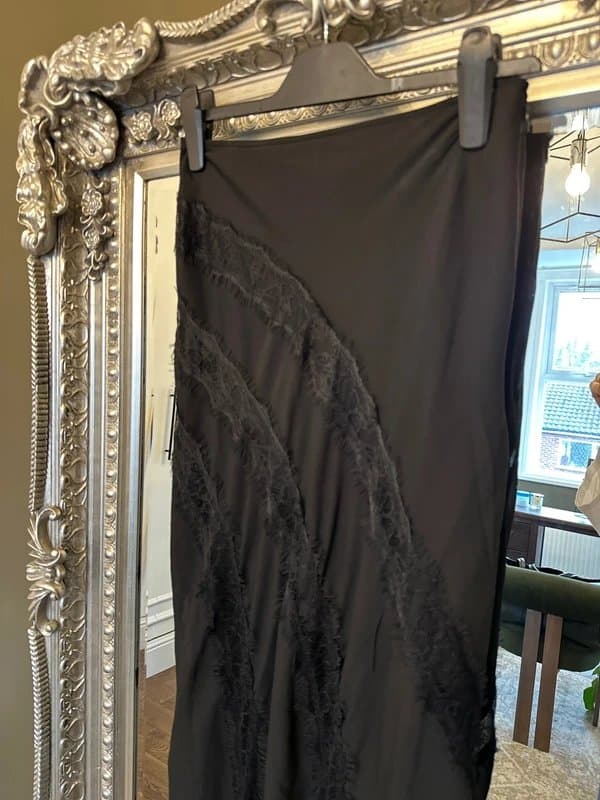 Topshop Topshop Sheer lace maxi skirt