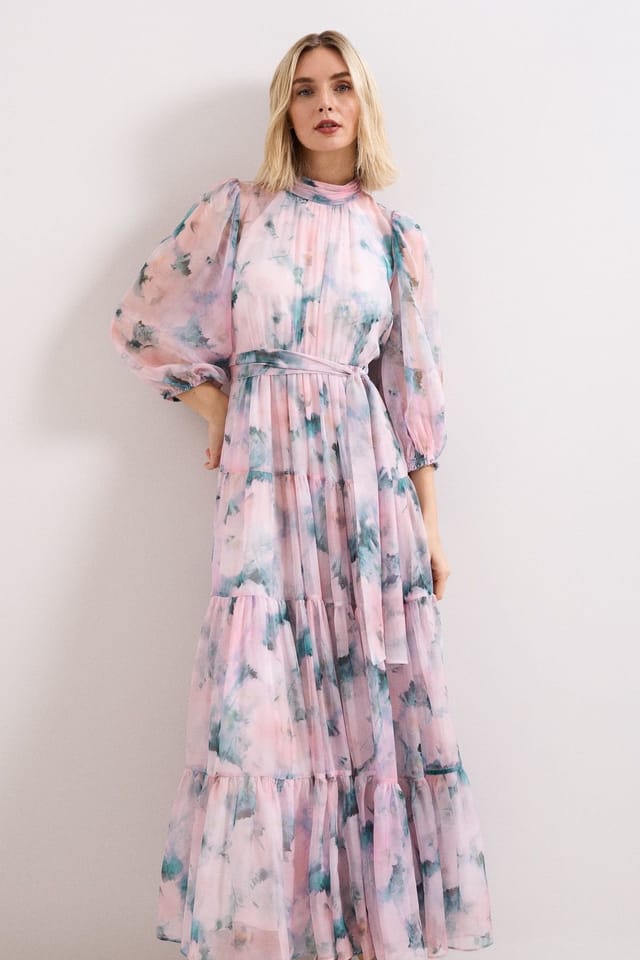 Phase Eight Phase Eight Women's Liyah Floral Dress in Pale Pink - 3