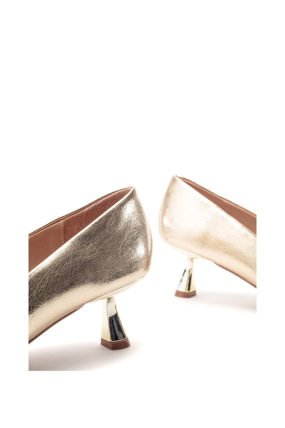 Moda In Pelle Moda In Pelle Women's 'Ghiselle' Porvair Court Shoes in Gold - 4