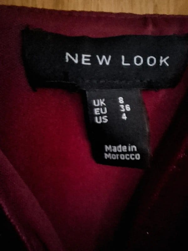 New Look New Look velvet skater dress - 1