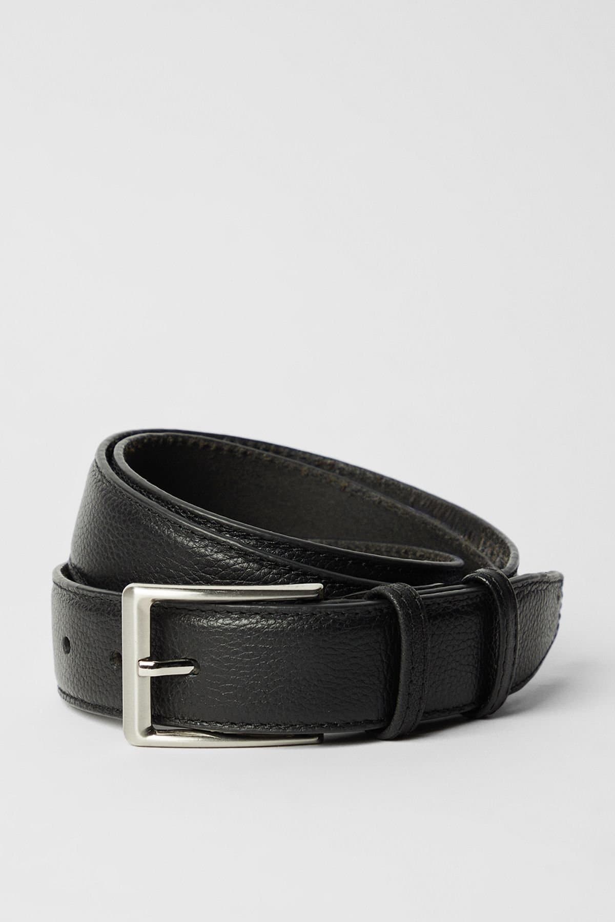 Burton Burton Men's Black Leather Belt