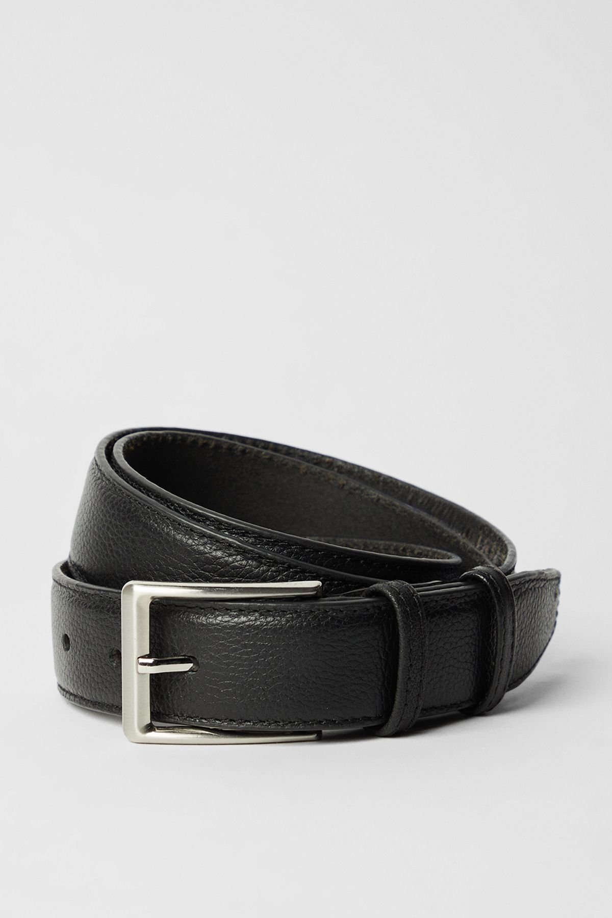 Burton Burton Men's Black Leather Belt - 2