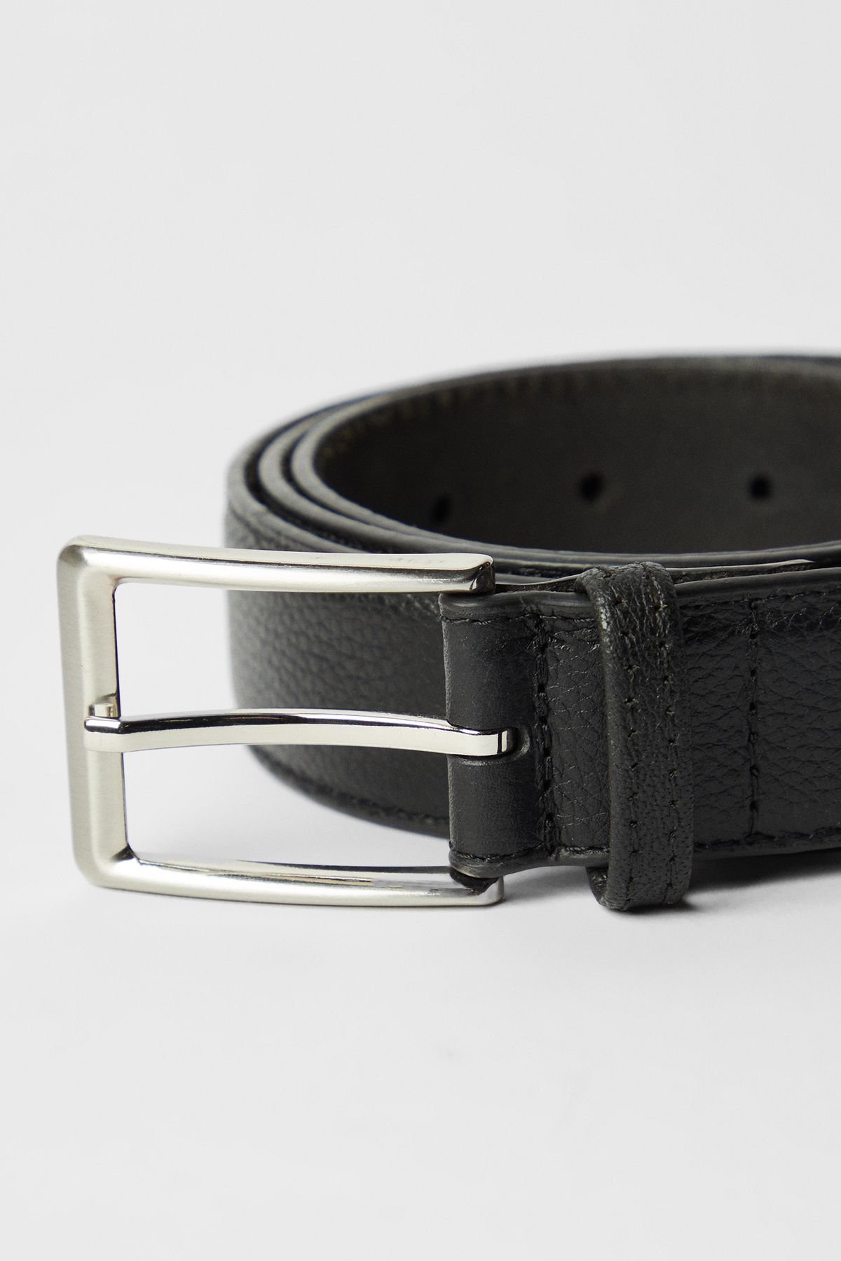 Burton Burton Men's Black Leather Belt - 3