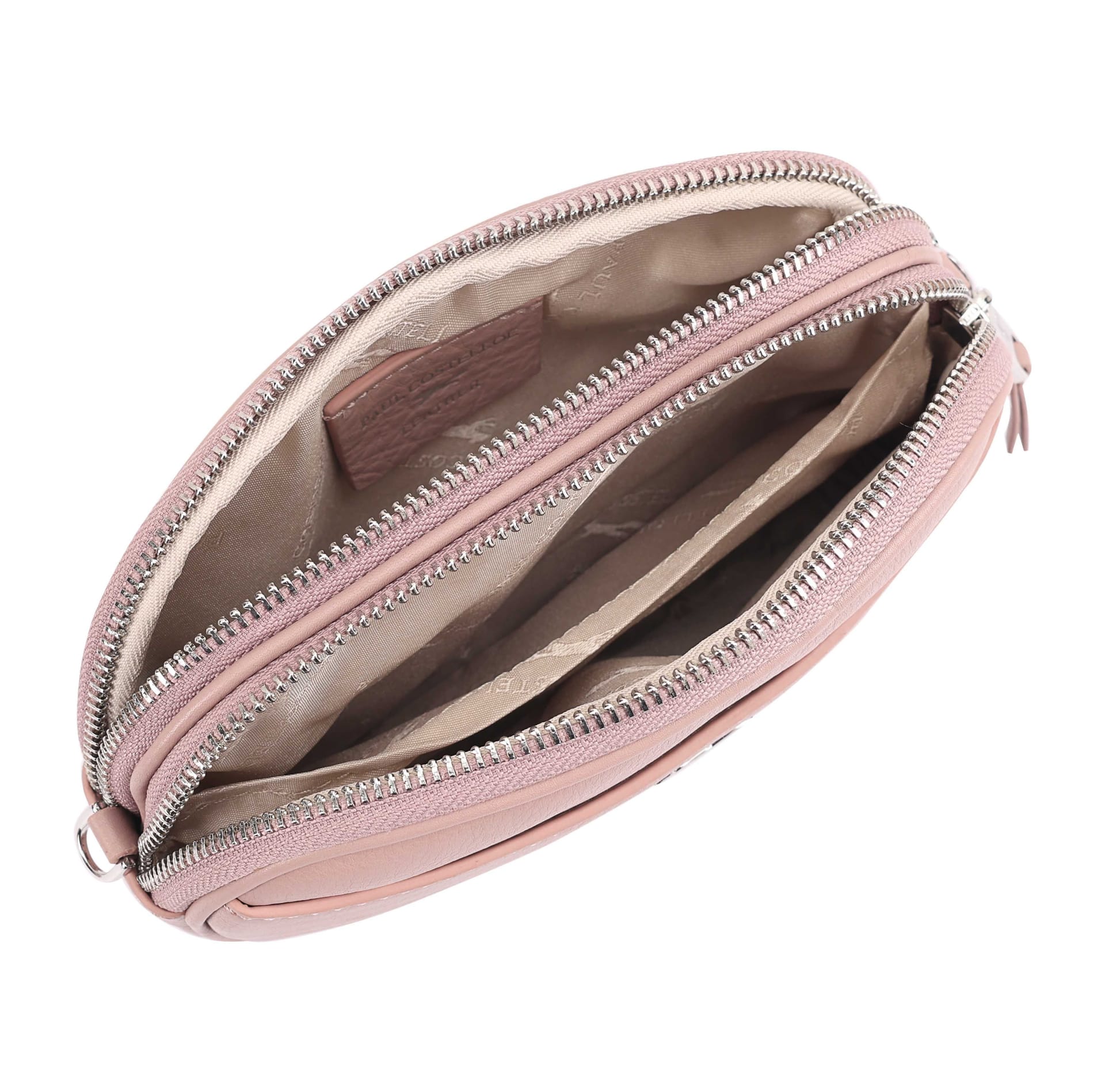Paul Costelloe Paul Costelloe Women's Baldo Leather Crossbody Bag in Pink - 4