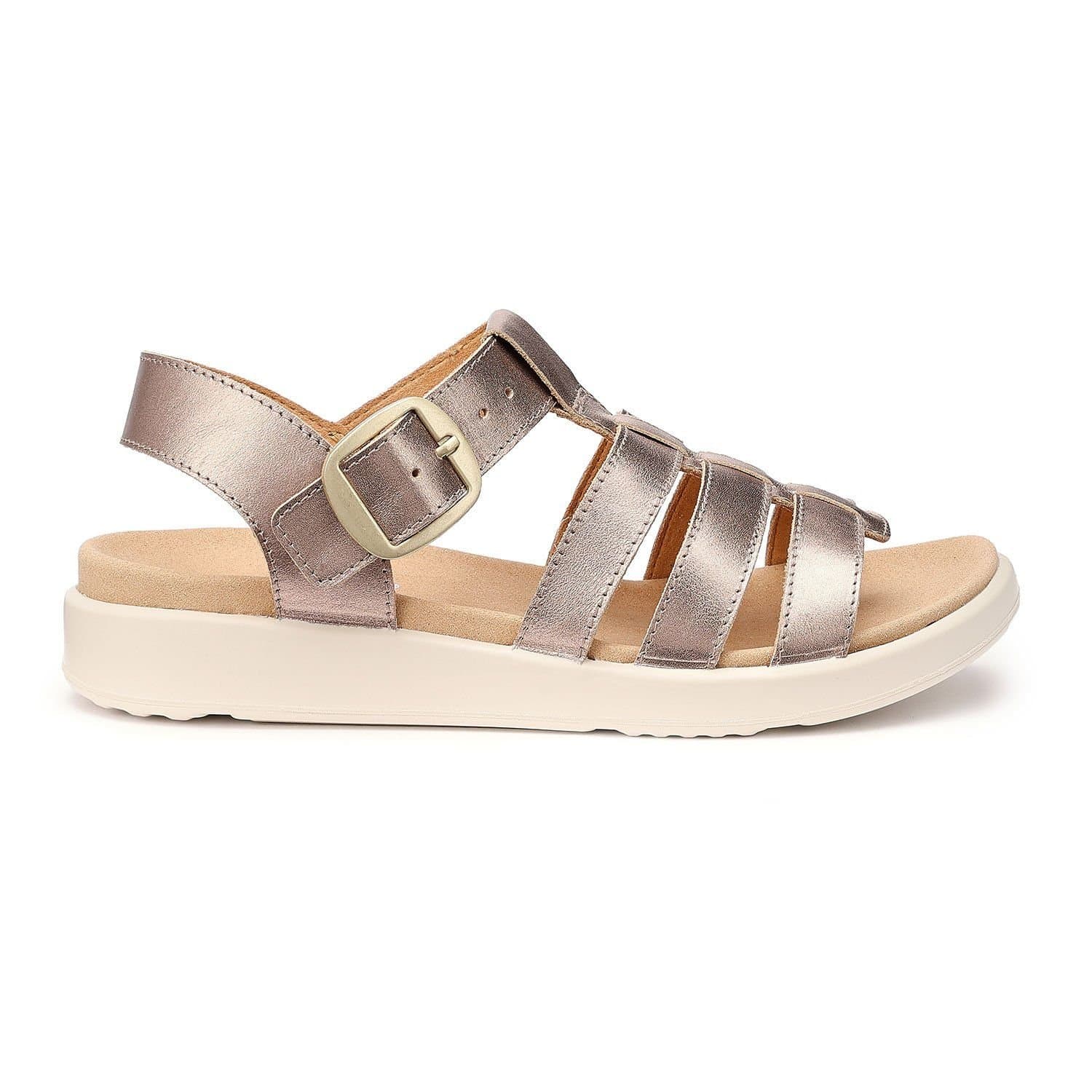 Hotter Hotter Women's 'Alanya' Gladiator Sandals In Rose Gold