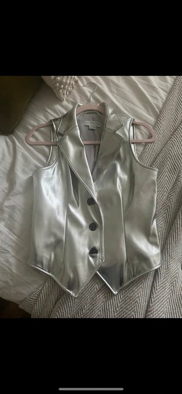 Never Fully Dressed Silver waistcoat - 1