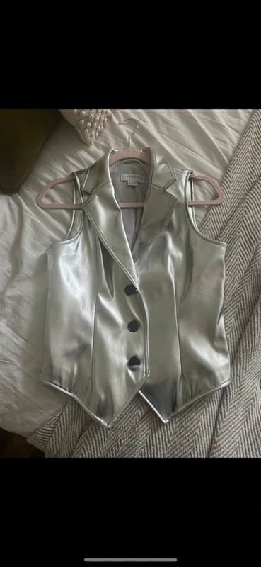 Never Fully Dressed Silver waistcoat