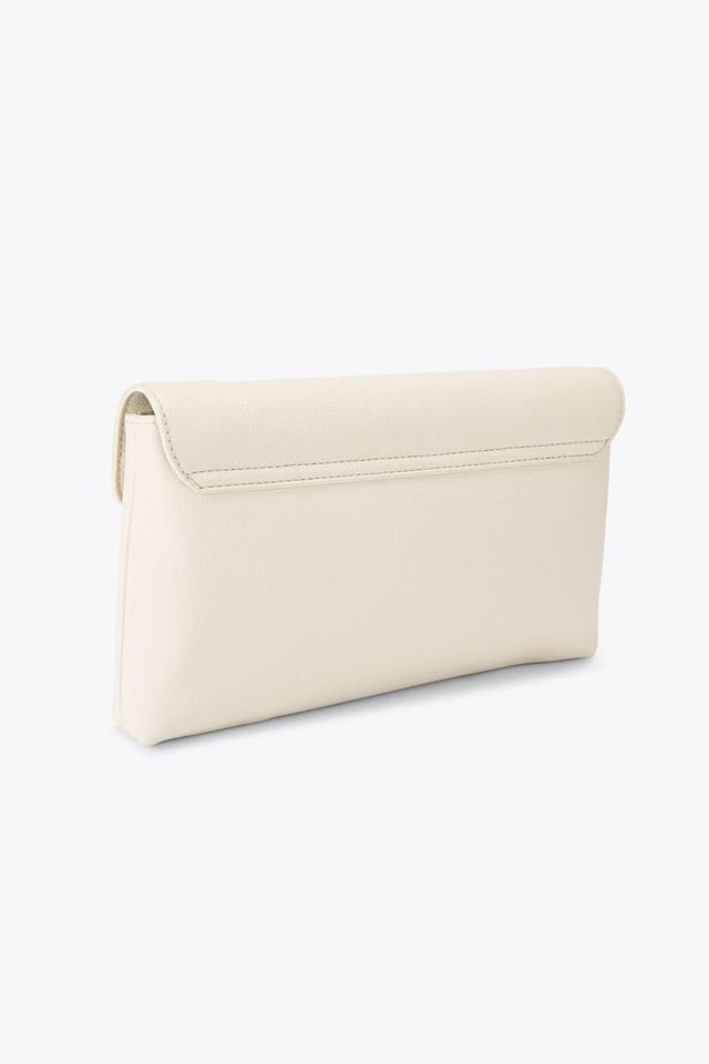 Carvela Carvela Women's 'Maria Envelope Clutch' Bag in Cream - 3