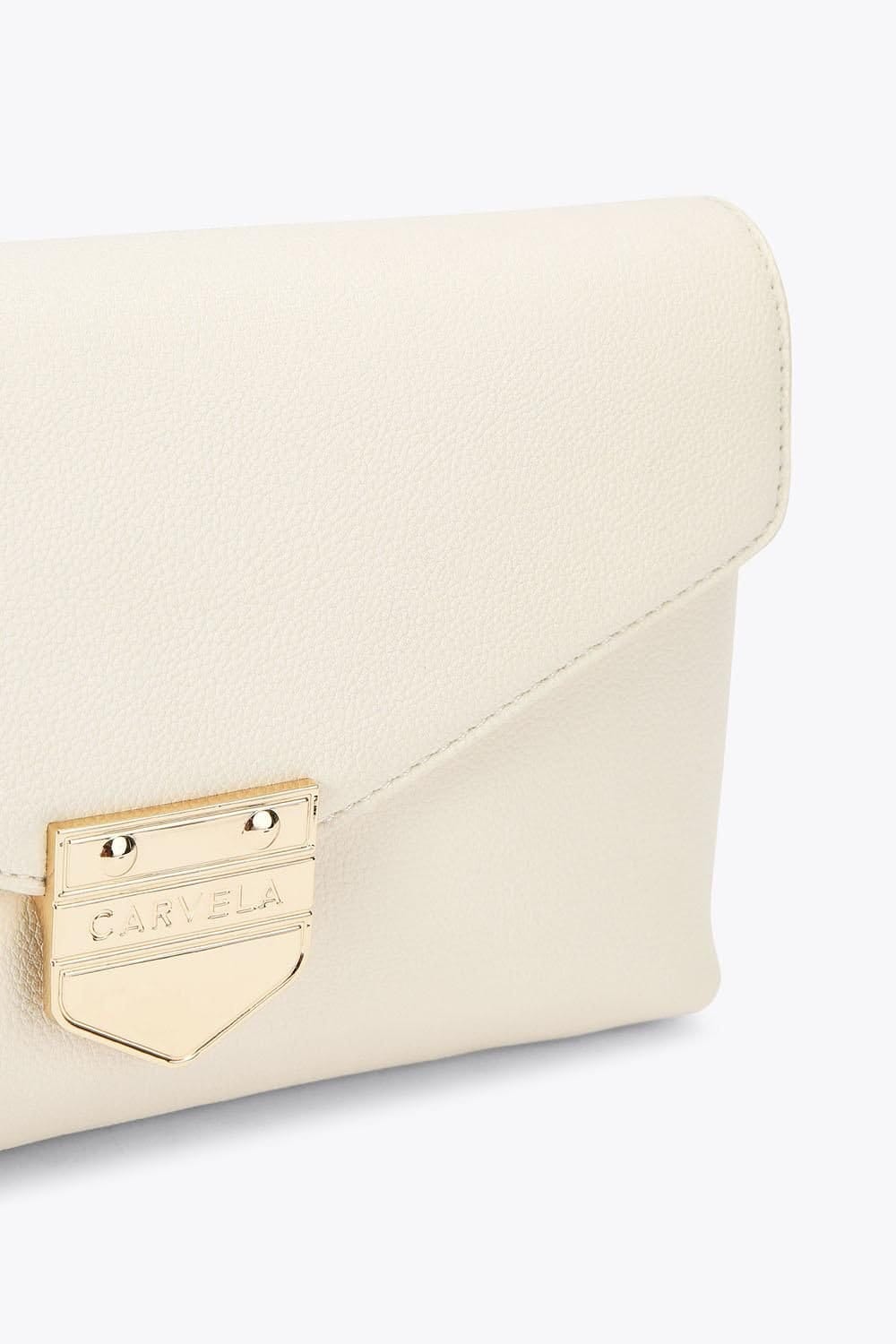 Carvela Carvela Women's 'Maria Envelope Clutch' Bag in Cream - 4