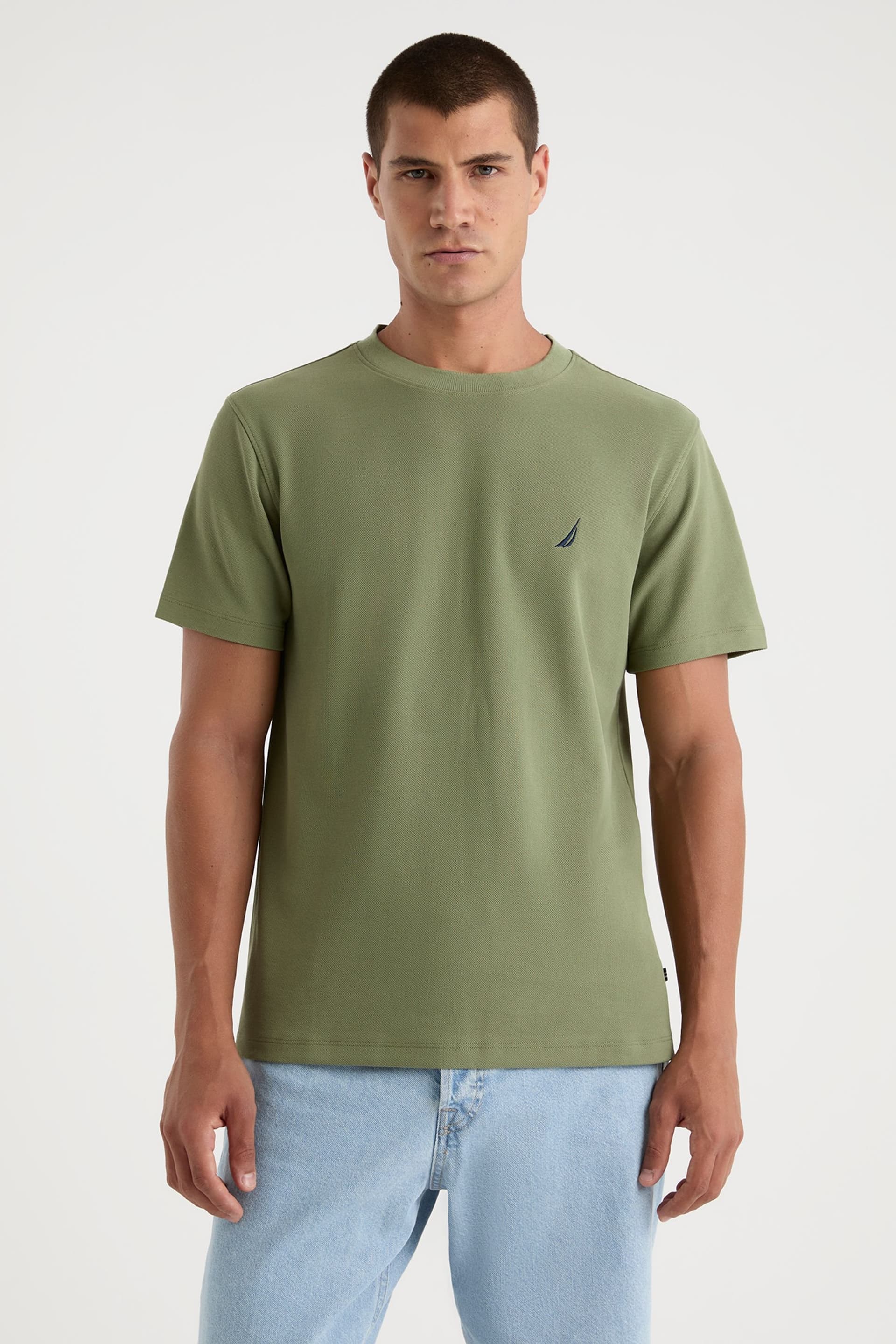 Nautica Nautica Men's Starboard T-Shirt in Olive