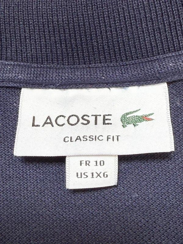 Lacoste Lacoste Men's Classic Fit Navy Polo Shirt Size FR10 US 1XG UK 5XL #A