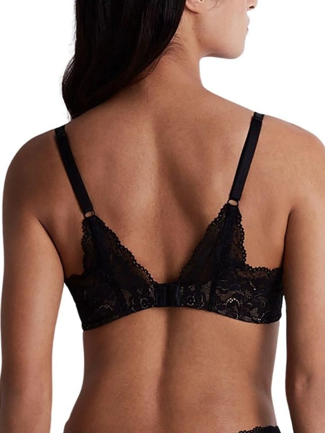 Aubade Aubade Women's Rosessence Care Spacer T-Shirt Bra in Black - 2