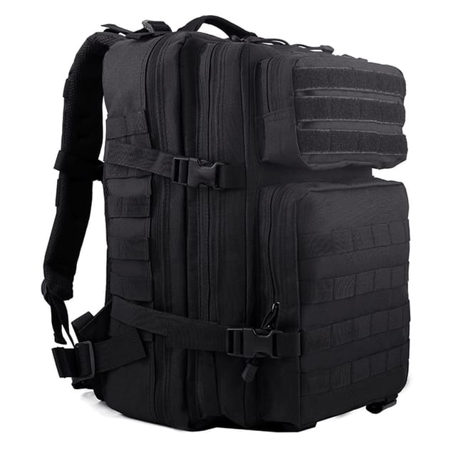 Nordara Nordara Men's 40L Military Tactical Army Backpack in Black - 2