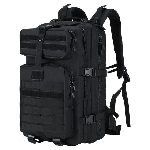 Nordara Nordara Men's 40L Military Tactical Army Backpack in Black - 3