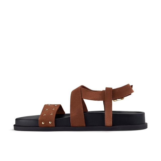 Clarks Clarks Women's Zarlea Strap Tan Flat Sandals in Brown - 2